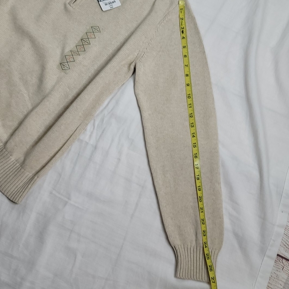 St John's Bay tan sweater sz Large NWT - Picture 6 of 10